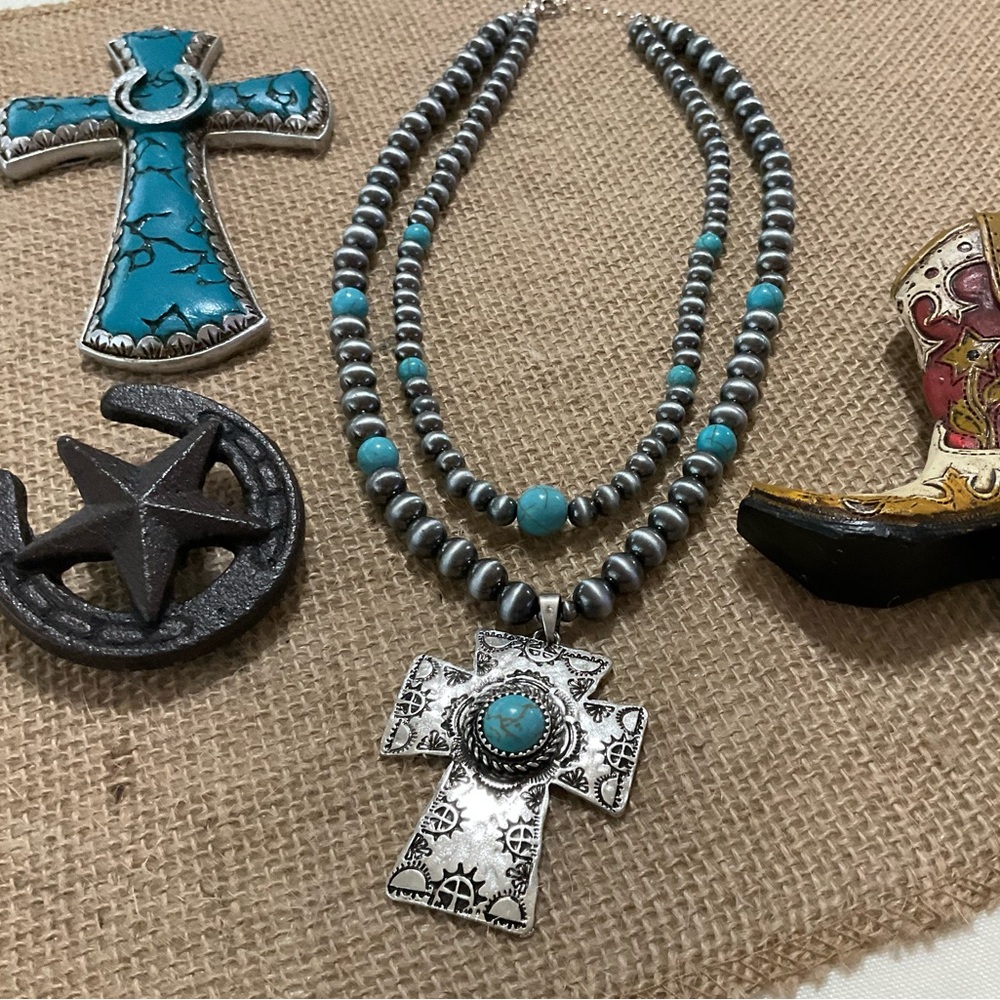 NECKLACE SILVER WESTERN